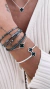 Pulseira trevo Ônix