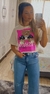 Cropped Ted Rosa - comprar online