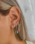 Argola zircônia - comprar online