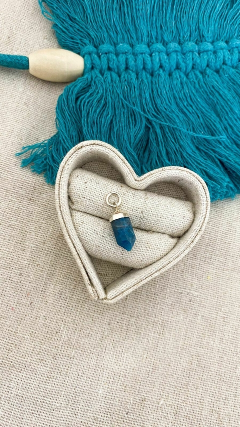 Pingente Cristal Amazonita Azul natural