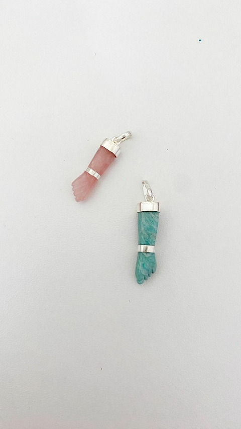 Pingente Figa cristal natural