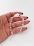 Pulseira cascalho cristal com pérola Biwa natural