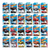 Imagen de Monster 500 Valija Porta Autos + 5 Autos Hotwheels Surtidos