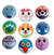 PELOTA ESPUMA SOFT ZOOBALL 15 CM - Distribuidora Don Figuritas - Venta Mayorista y Minorista