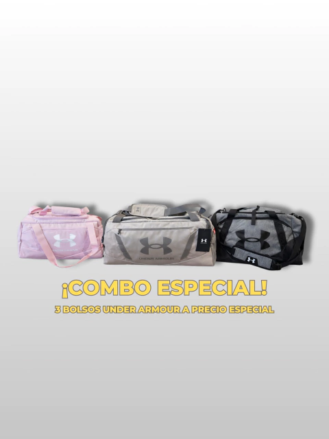 Combo x3 bolsos under armour