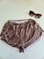 Conjunto Biquíni cintura alta com Short Estampa Seiva - Fdlbeachwear