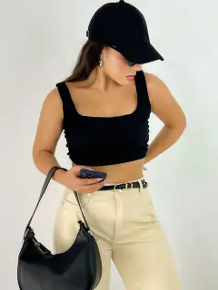 TOP FAIXA LINHO - comprar online