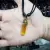 Colar de pedra natural com pingente de corrente colar hexagonal de couro, de opala de cristal - loja online
