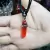 Colar de pedra natural com pingente de corrente colar hexagonal de couro, de opala de cristal na internet