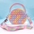 Bolsa de silicone sensorial push bubble fidget saco crossbody anti stress - comprar online