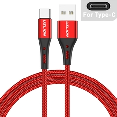 3a usb tipo c cabo de fio para samsung s10 s20 xiaomi mi 11 telefone móvel de c na internet