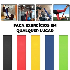 Imagem do Fita Elástica de Resistência para Exercícios Físicos