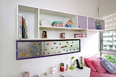 Estantería horizontal de doble altura con puerta - comprar online