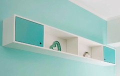 Estantería horizontal con puerta de abrir - tienda online