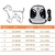 Peitoral Pet em Náilon + Guia | Cães na internet