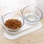 Comedouro c/ 2 Potinhos Plástico ABS | Gatos