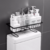 Estante organizador de baño colgante con porta Accesorios - El Romano