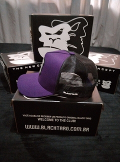 Boné Aba Curva Purple Half Black - comprar online