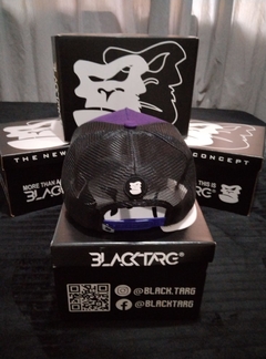 Boné Aba Curva Purple Half Black na internet