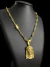 Cordão 7mm Cadeado Banhado A Ouro + Pingente Rosto De Cristo na internet