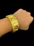 Bracelete Personalizado 30mm Religioso Banhado a Ouro 18k - comprar online