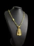 Cordão 7mm Cadeado Banhado A Ouro + Pingente Rosto De Cristo - PC JOIAS