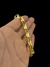 Pulseira 8mm Tijolinho Curto Banhado A Ouro 18k - PC JOIAS
