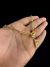 Cordão Feminino + Pingente Letra Banhado A Ouro 18k Delicado - comprar online