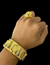 ANEL + BRACELETE PERSONALIZADO 35 MILÍMETROS NOSSA SENHORA BANHADO A OURO 18K