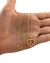 CORDÃO FEMININO PINGENTE LETRA 1MM - BANHADO A OURO 18K na internet