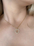 CORDÃO FEMININO PINGENTE LETRA 1MM - BANHADO A OURO 18K - comprar online