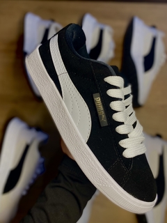 Zapatillas Puma gamuzadas negras
