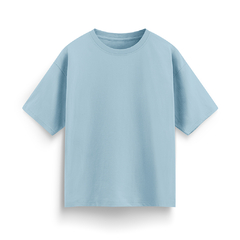 Remera Oslo oversize celeste - comprar online
