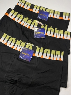 Boxer UOMO negro liso - comprar online