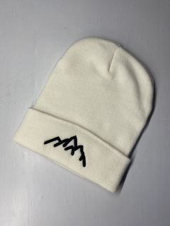 Gorro Mountain blanco de lana - comprar online