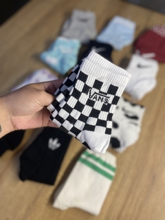 Tenis Vans cuadro blanca