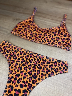 Bikini Shiri print naranja - comprar online