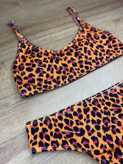 Bikini Shiri print naranja