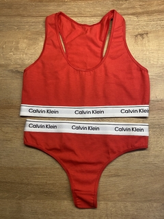 Conjunto CK rojo - comprar online