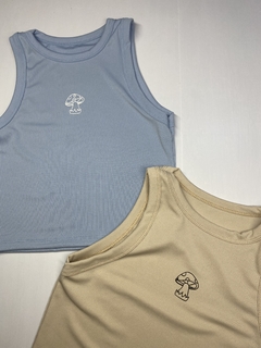 Muscu Honguito celeste - comprar online