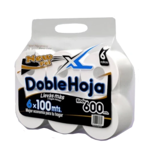 x6 Rollos 100mtrs Papel Higienico