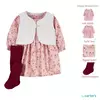 Carters - Vestido + Colete + Meia