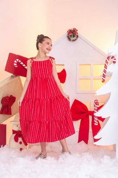 Alfaiataria - Vestido Vermelho Risquê - Agridoce