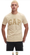 GAP - Camiseta Logo Off-White
