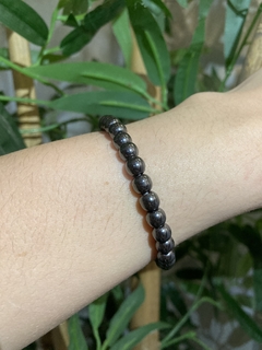 Pulseira Hematita Polida 6MM - comprar online
