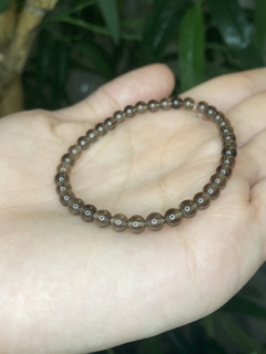 Pulseira Quartzo Fumê (Enfumaçado) 4MM Polido na internet