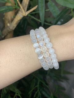 Kit Purificação - Selenita + Pedra da Lua + Quartzo Neve - comprar online