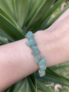 Pulseira Quartzo Verde (Aventurina) Cascalho - comprar online