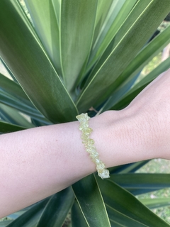 Pulseira Peridoto (Crisolita / Olivina) Cascalho - comprar online