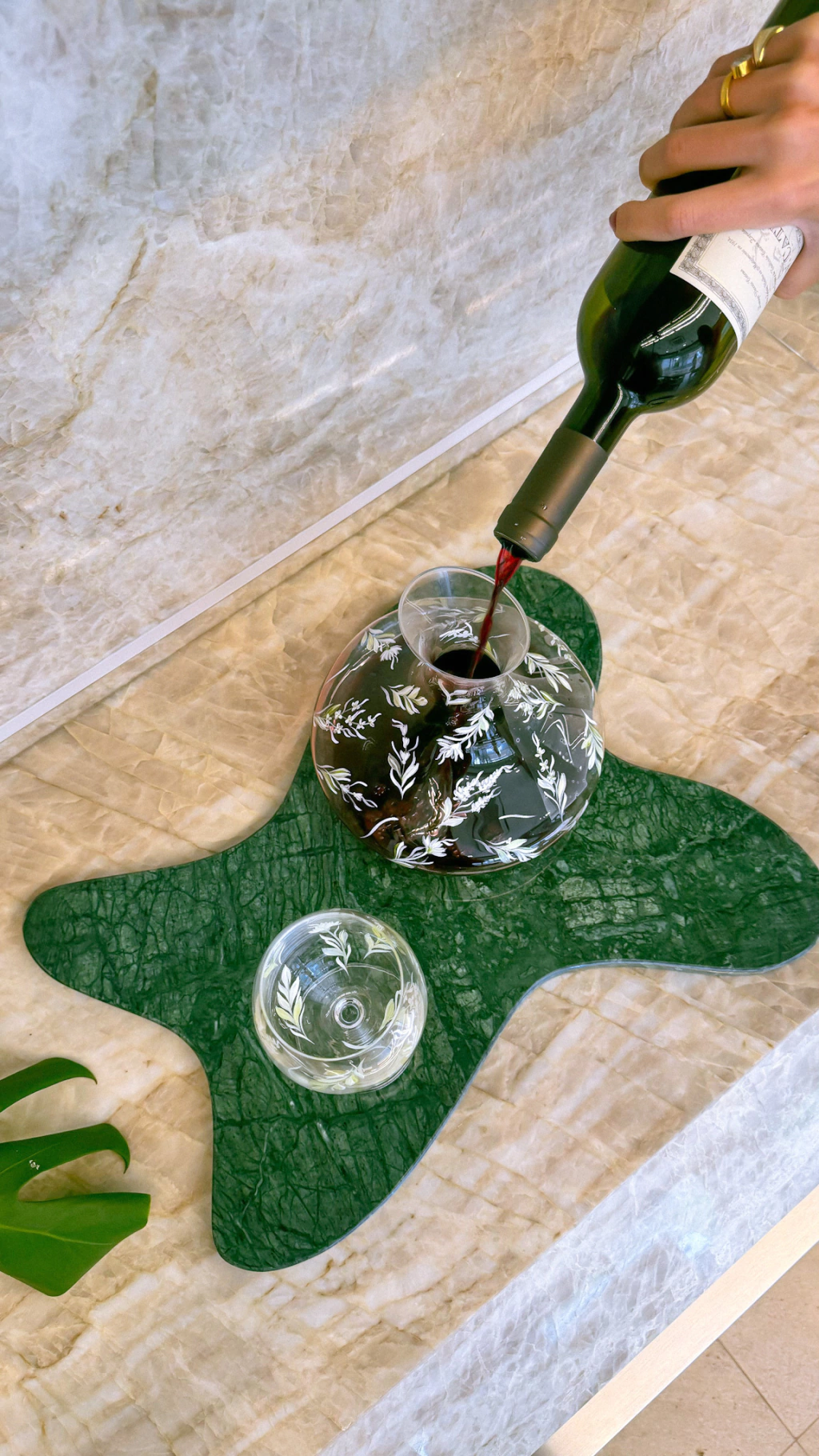 KIT WINE - DECANTER + 2 TAÇAS DE VINHO
